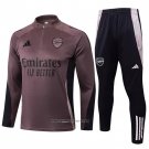 Sweatshirt Tracksuit Arsenal Kids 2024-2025 Grey Purple