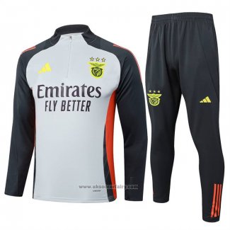 Sweatshirt Tracksuit Benfica 2024-2025 Grey