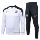 Sweatshirt Tracksuit Chelsea Kids 2025-2026 White