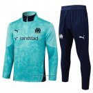 Sweatshirt Tracksuit Olympique Marseille Kids 2025-2026 Green