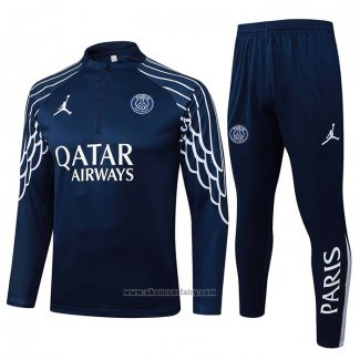 Sweatshirt Tracksuit Paris Saint-Germain Kids 2025-2026 Blue
