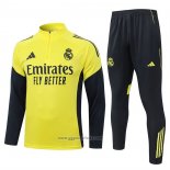 Sweatshirt Tracksuit Real Madrid 2025-2026 Yellow
