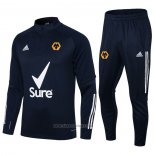 Sweatshirt Tracksuit Wolves 2021-2022 Blue