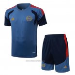 Tracksuit Bayern Munich Short Sleeve 2026-2027 Blue - Shorts