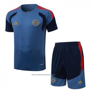 Tracksuit Bayern Munich Short Sleeve 2026-2027 Blue - Shorts