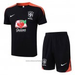 Tracksuit Brazil Short Sleeve 2025-2026 Black - Shorts