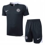Tracksuit Chelsea Short Sleeve 2025-2026 Grey - Shorts