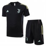 Tracksuit Juventus Short Sleeve 2025-2026 Black - Shorts