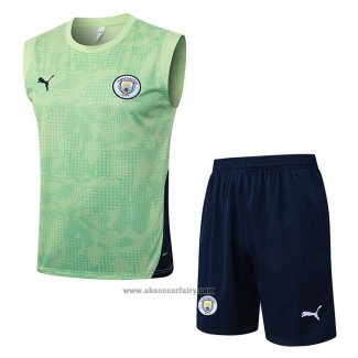 Tracksuit Manchester City Without Sleeves 2025-2026 Green