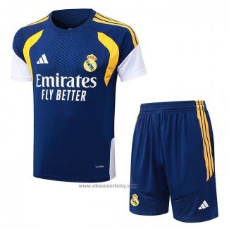 Tracksuit Real Madrid Short Sleeve 2026-2027 Blue - Shorts
