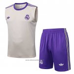 Tracksuit Real Madrid Without Sleeves 2025-2026 Yellow