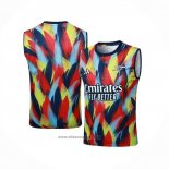 Training Shirt Arsenal Without Sleeves 2025-2026 Blue Red Yellow