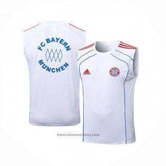 Training Shirt Bayern Munich Without Sleeves 2025-2026 White