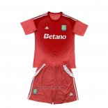 Aston Villa Goalkeeper Shirt Kids 2025-2026 Red