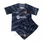 Barcelona Goalkeeper Shirt Kids 2023-2024 Black