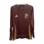 Belgium Home Shirt Long Sleeve 2024