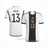Germany Player Muller Home Shirt 2022