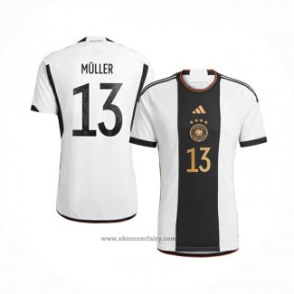 Germany Player Muller Home Shirt 2022