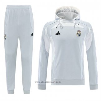 Hooded Tracksuit Real Madrid 2025 Grey