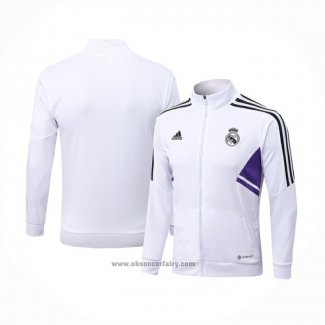 Jacket Real Madrid 2022-2023 White and Purpura