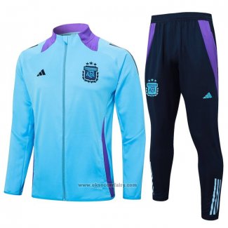 Jacket Tracksuit Argentina 2024-2025 Light Blue