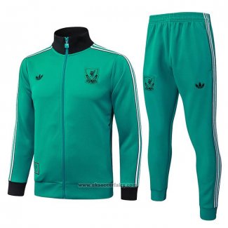 Jacket Tracksuit Liverpool Kids 2025-2026 Green
