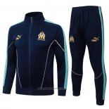 Jacket Tracksuit Olympique Marseille Kids 2025-2026 Blue
