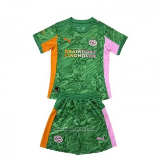 PSV Goalkeeper Shirt Kids 2025-2026 Green