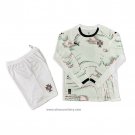 Portugal Away Shirt Long Sleeve Kids 2025