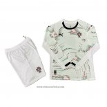 Portugal Away Shirt Long Sleeve Kids 2025