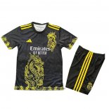 Real Madrid Dragon Shirt Kids 2025-2026 Black
