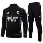 Sweatshirt Tracksuit Real Madrid 2025-2026 Black
