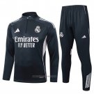 Sweatshirt Tracksuit Real Madrid Kid 2025-2026 Grey Dark
