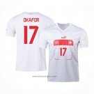 Switzerland Player Okafor Away Shirt 2022