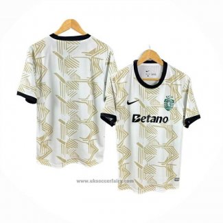 Thailand Sporting Special Shirt 2025-2026 White Yellow