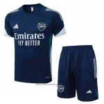Tracksuit Arsenal Short Sleeve 2025-2026 Blue Grey - Shorts