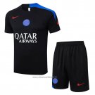 Tracksuit Paris Saint-Germain Short Sleeve 2025-2026 Black - Shorts