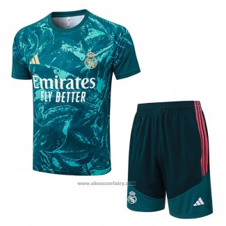Tracksuit Real Madrid Short Sleeve 2026-2027 Green - Shorts