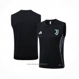 Training Shirt Juventus Without Sleeves 2025-2026 Black