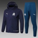 Windbreaker Suit Olympique Marseille 2024-2025 Blue