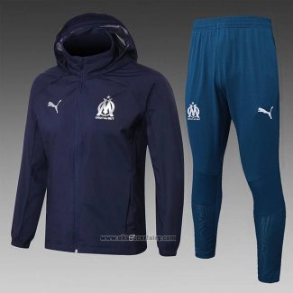 Windbreaker Suit Olympique Marseille 2024-2025 Blue