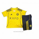 Al Nassr Home Shirt Kids 2025-2026