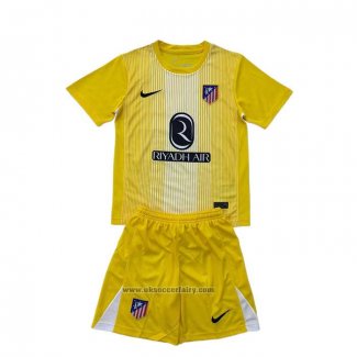 Atletico Madrid Goalkeeper Shirt Kids 2025-2026 Yellow