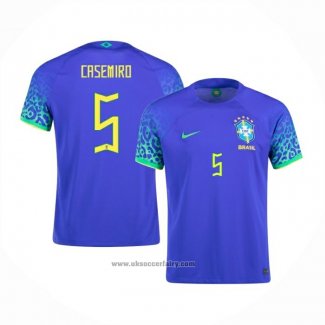 Brazil Player Casemiro Away Shirt 2022