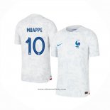 France Player Mbappe Away Shirt 2022