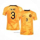 Holland Player de Ligt Home Shirt 2022