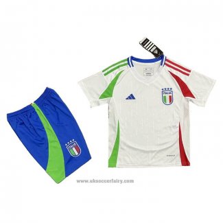 Italy Away Shirt Kids 2024-2025
