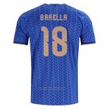 Italy Player Nicolo Barella Home Shirt 2026
