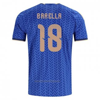 Italy Player Nicolo Barella Home Shirt 2026