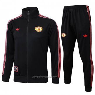 Jacket Tracksuit Manchester United 2025-2026 Black